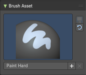 Brush Asset Panel