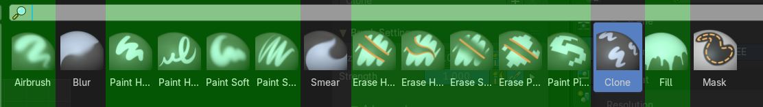 Brush type Draw