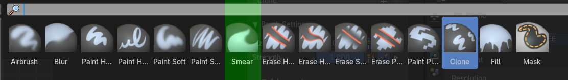 Brush type Smear