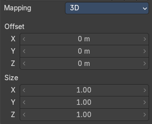 Brush Mapping with mapping method 3D