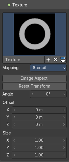 Brush Mapping with mapping method Stencil