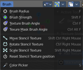 Brush Mapping with mapping method Stencil