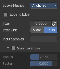 Stroke method Anchored