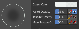 Falloff Opacity