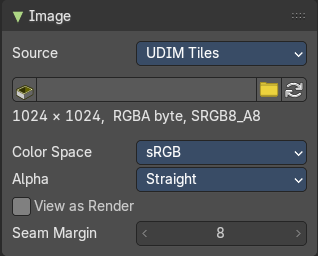 Source Type Udim