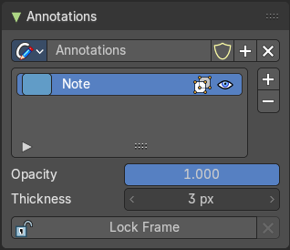 Annotations Panel