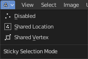 Sticky Selection mode