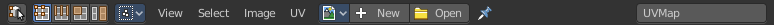UV Editor - Header