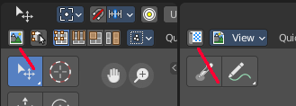 Switch to UV / Image editor