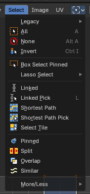 Select menu