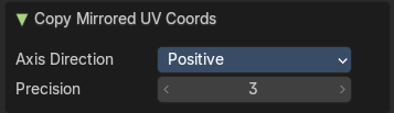 Last Operator Copy Mirrored UV Coords