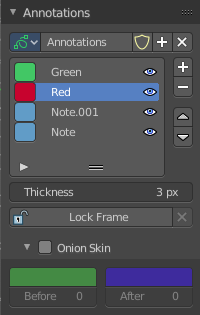 View Tab - Annotation Panel