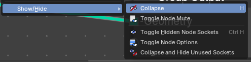 Collapsing Nodes