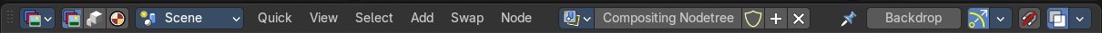 Compositor Editor - Header
