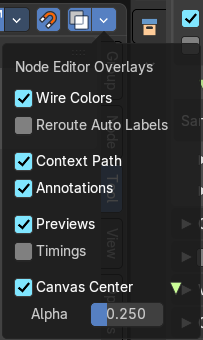 Node Editor Overlays