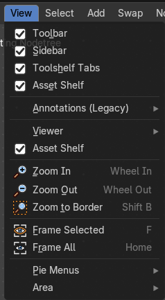 View Menu