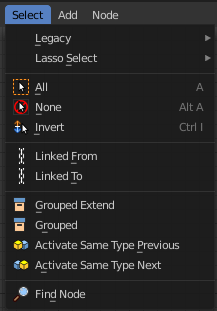 Select menu