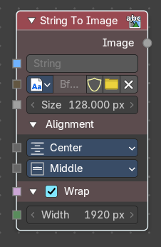 String to Image
