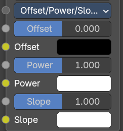 Offset/Power/Slope (ASC-CDL)