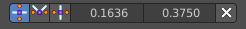 Curve point settings