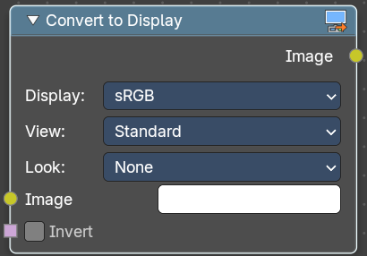 Convert to Display