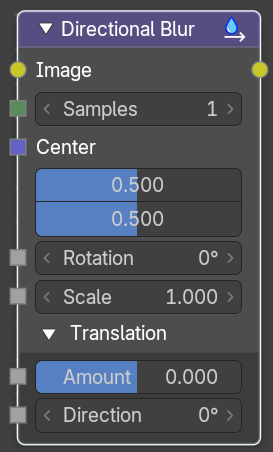 Directional Blur