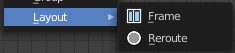 Add menu - Layout