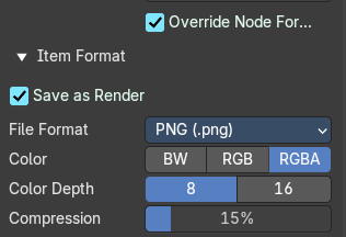 Override Node Format