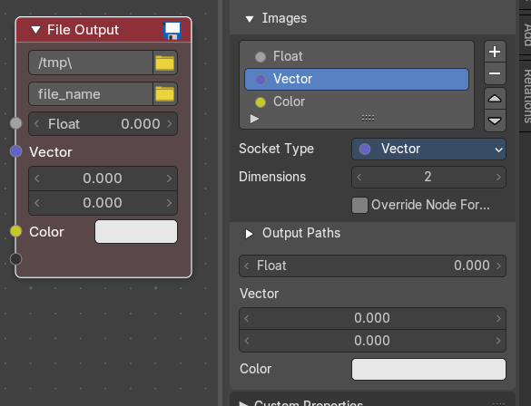 Layers subpanel