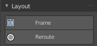 Relations tab - Layout Panel