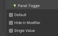 Panel Toggle