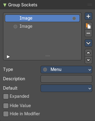Type Menu