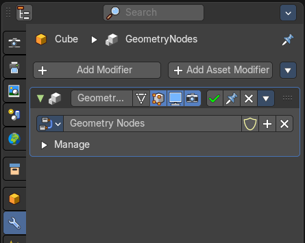 Geometry Nodes Editor