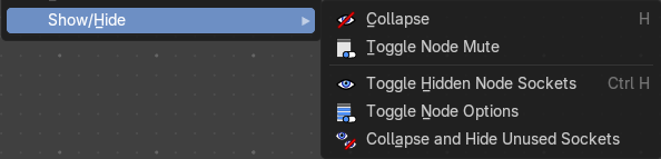 Show/Hide submenu