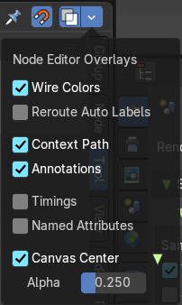 Node Editor Overlays