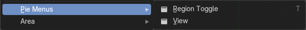 Pie menus