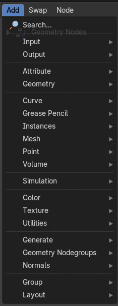 Add menu