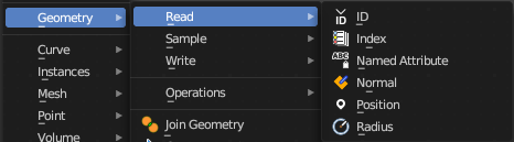 Add menu - Geometry - Read