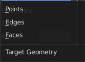Target Geometry