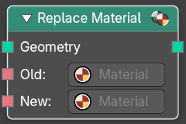 Replace Material.
