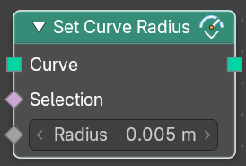 Set Curve Radius