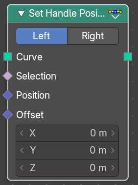 Set Handle Positions