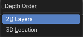 Depth Order