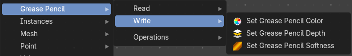 Add menu - Grease Pencil - Write