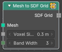 Mesh to SDF Grid