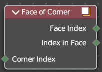 Face of Corner