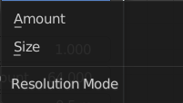 Resolution Mode