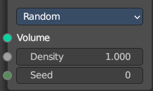 Inputs Random mode