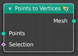 Points to Vertices
