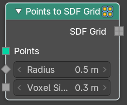 Points to SDF Grid
